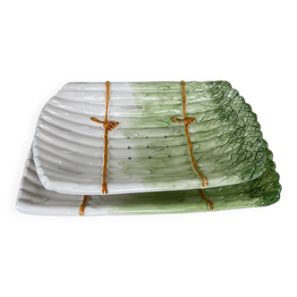 Asparagus dish in earthenware