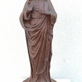 Cast iron Jesus statue