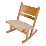 Rocking Chair Model GE674 Made In Olied Oak By Hans J. Wegner For Getama