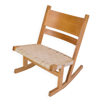 Rocking Chair Model GE674 Made In Olied Oak By Hans J. Wegner For Getama