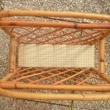 Wicker magazine holder