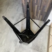 Genuine TOLIX H75 industrial high bar stool stackable black