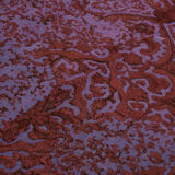 Handmade oriental contemporary 1980s 203 cm x 266 cm purple wool carpet