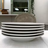 Hollow porcelain plates