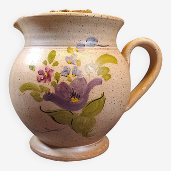Vintage stoneware rosé pitcher