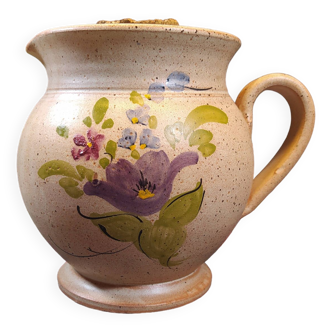 Vintage stoneware rosé pitcher