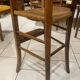 Ancienne chaise haute paillée