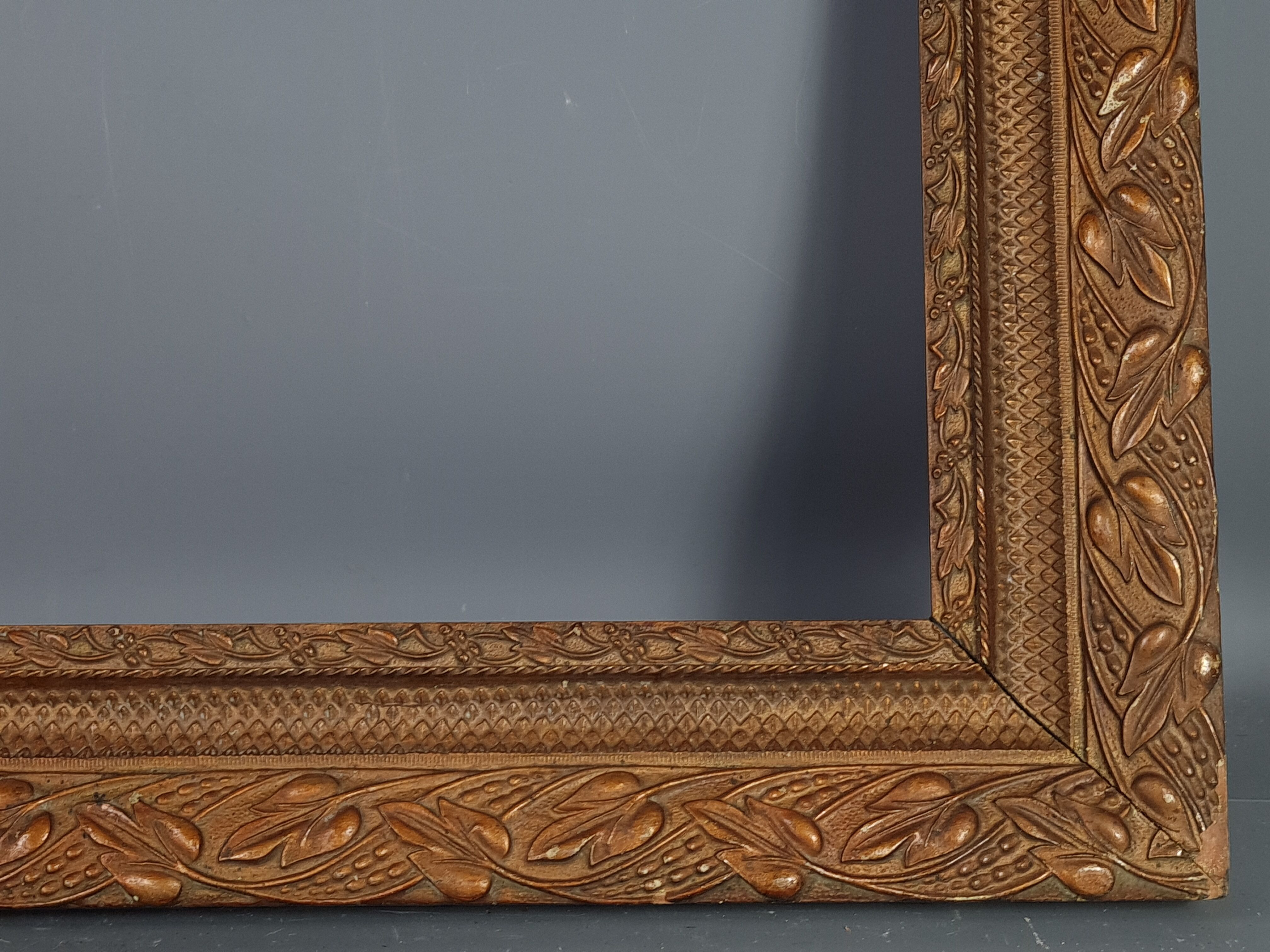 Old frame stucco wood decoration foliage