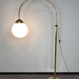 Large Art Deco floor lamp in brass