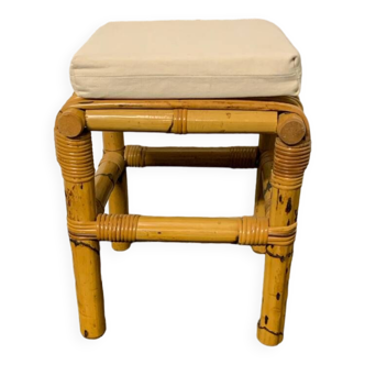 Tabouret en rotin