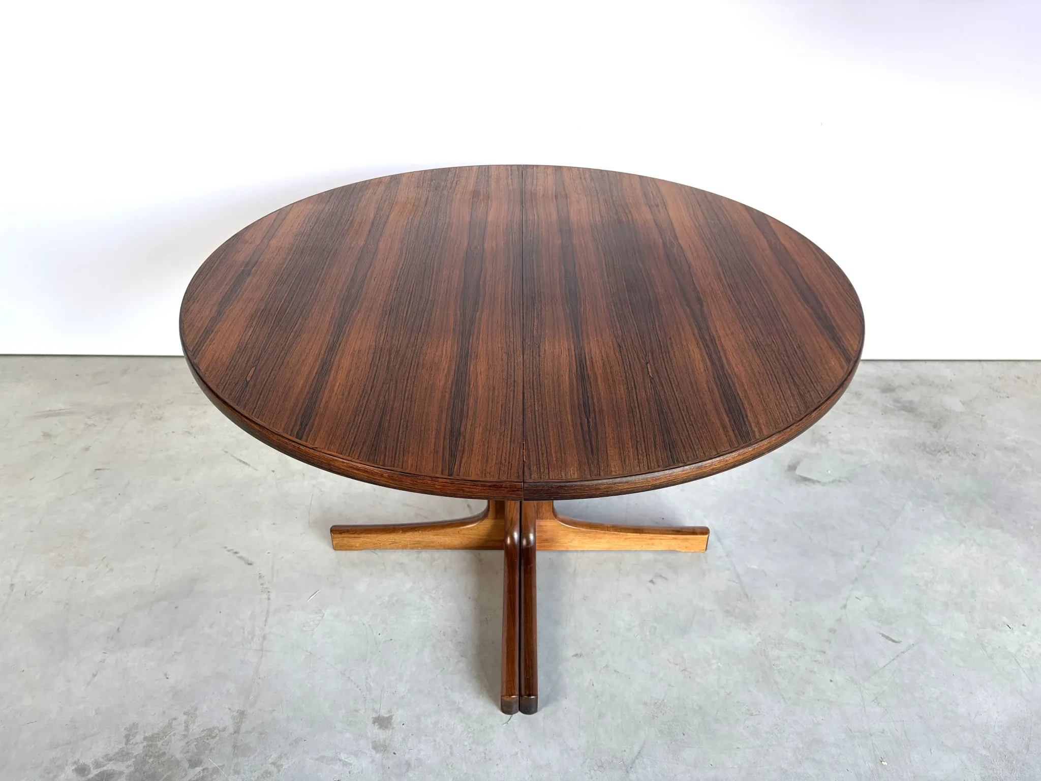 Midcentury Swedish extendable dining table in teak, 1960s