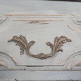 Louis XIV period chest of drawers with repainting