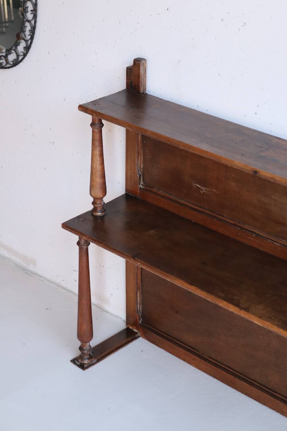 Old wooden shelf