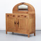 Buffet Art Déco des années 1930 avec miroir