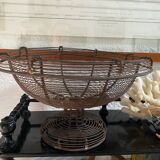 Large vintage wire fruit basket