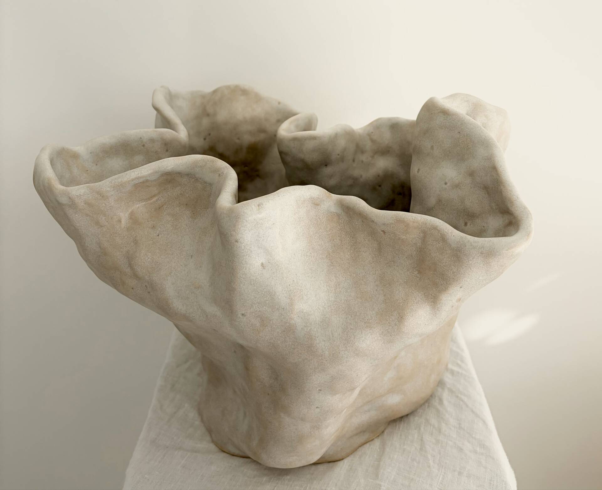 Handmade artisanal vase