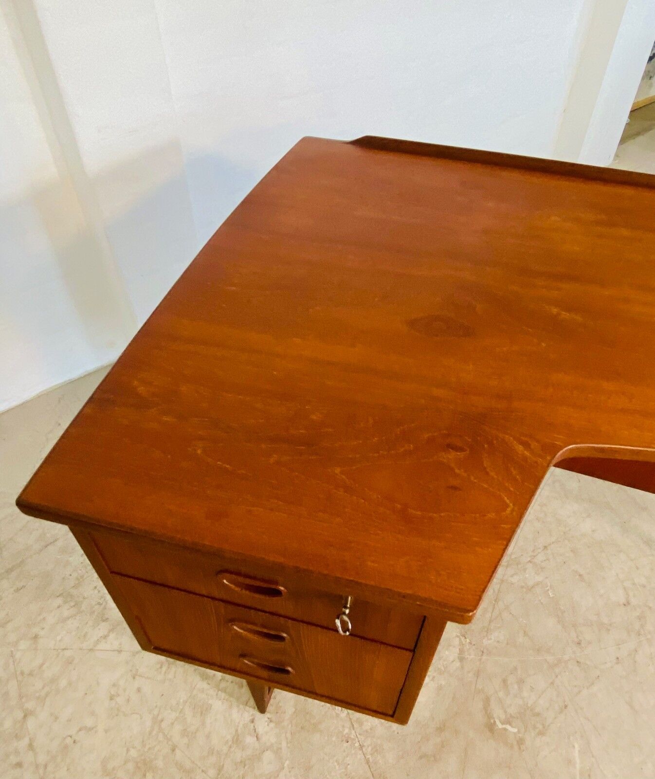 Vintage retro Danish mid-century boomerang desk 1960s