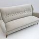 Attributed Gio Ponti Mid-Century Modern Velvet Sofa for ISA, 1950s
