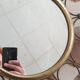 Vintage old sun mirror 43cm