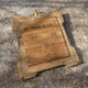 Old stucco and gilded wood mirror 50x65cm