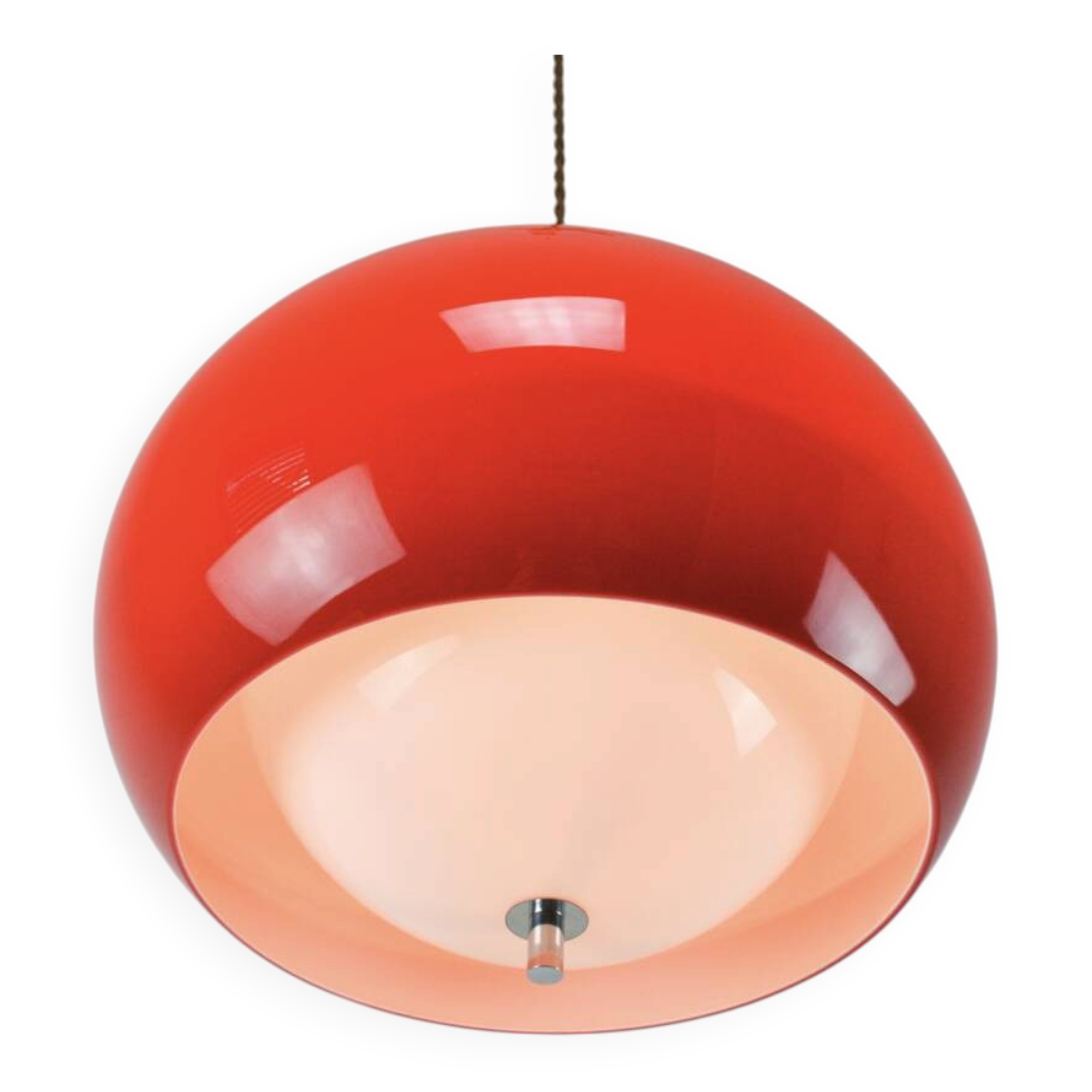 Vintage Red Meblo "Burgos" Pendant Lamp