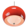 Vintage Red Meblo "Burgos" Pendant Lamp