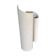 Vase design vintage 1970 métal ondulé peint