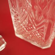 Glass decanter, Danish design, 1970s, production: Denmark