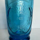 Old blue glass siphon