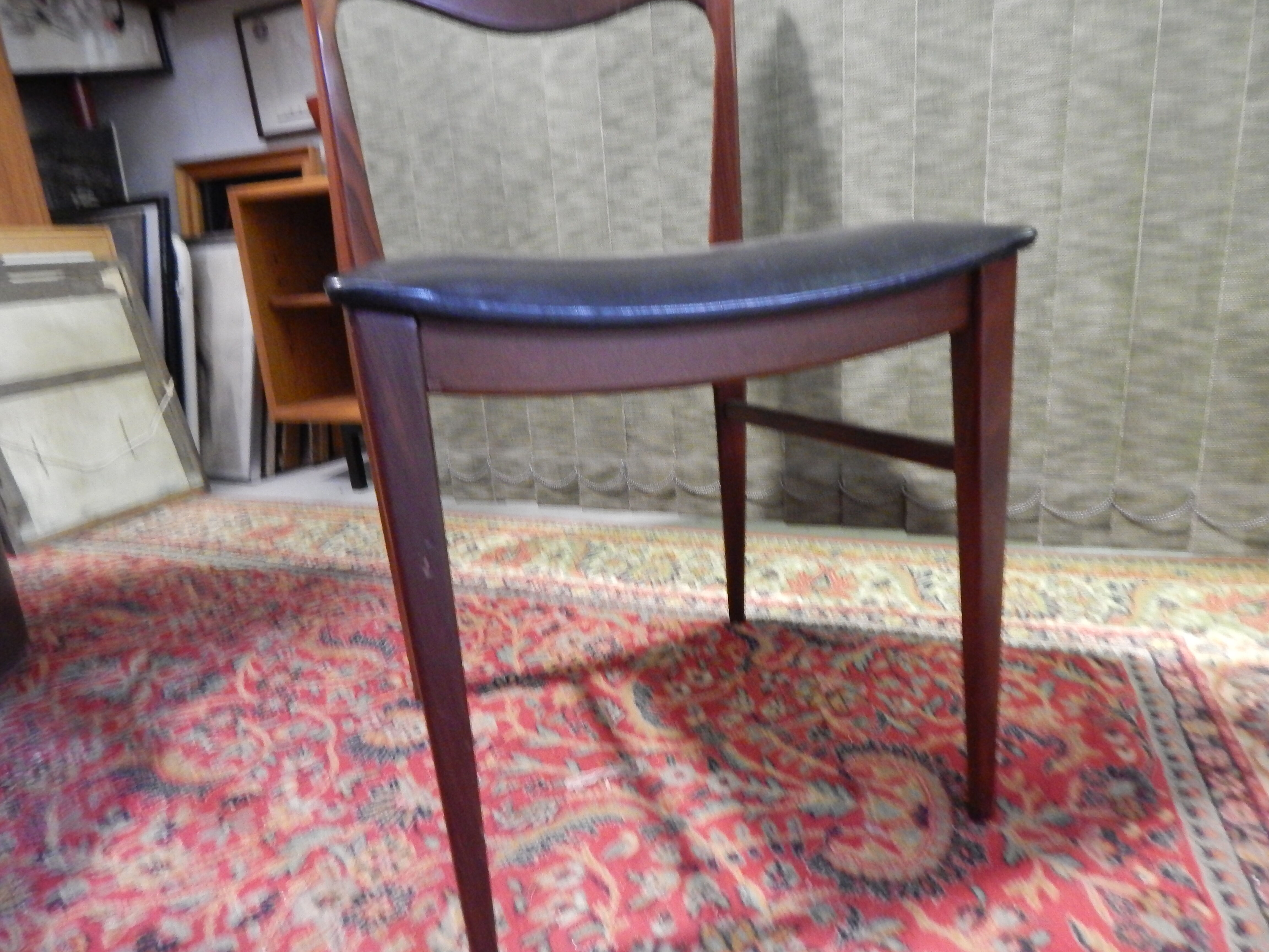 Scandinavian design chairs pair 60s