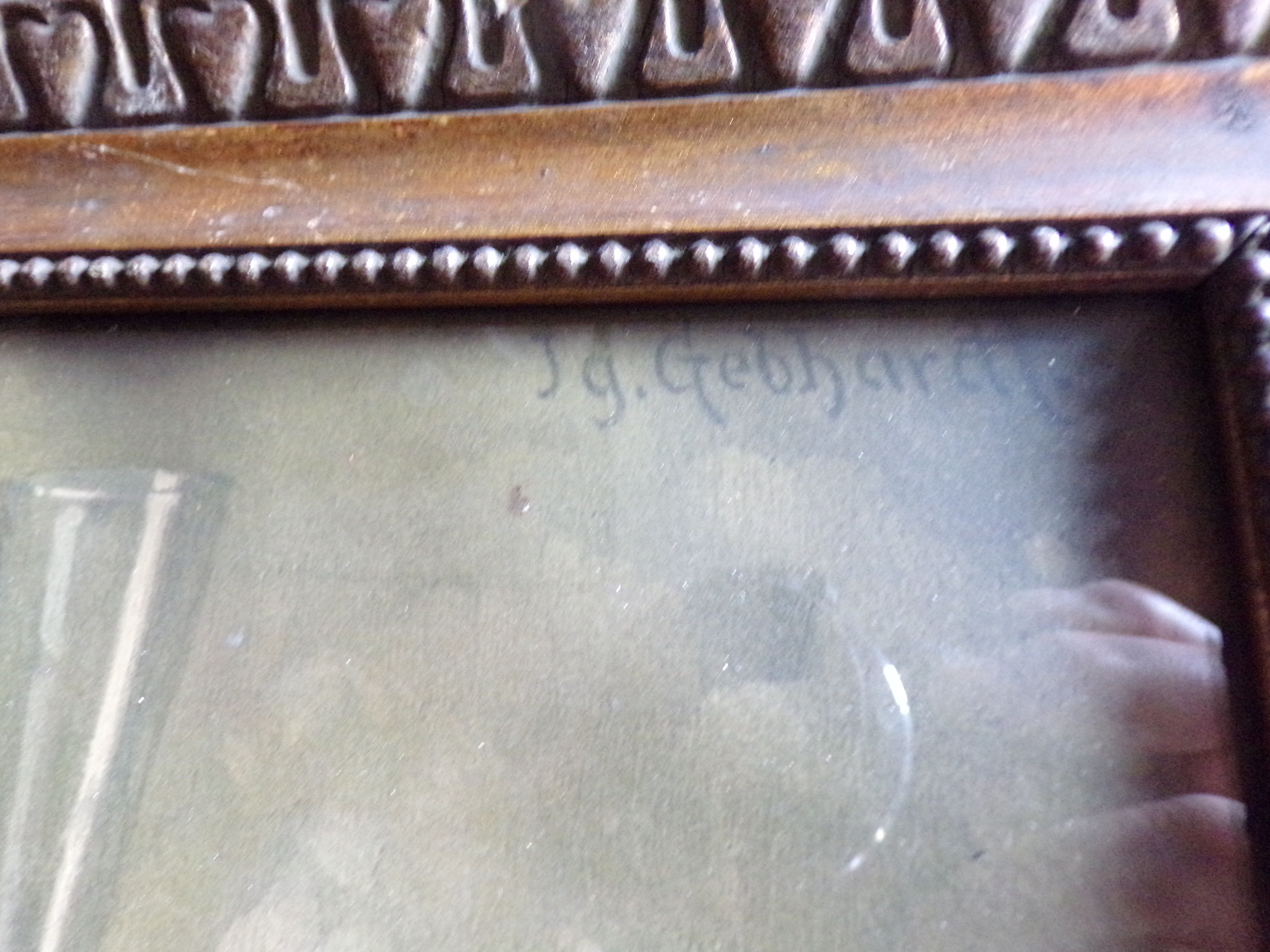 Old still life watercolor signed