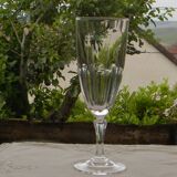 Set of 6 arques crystal champagne flutes. bergamo model.