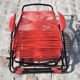 Pair of folding lounge chairs scoubidou vintage 60s