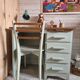 Vintage children's desk with chair