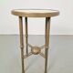 Table d'appoint ronde en cuivre Art Déco par P. Cool, 1933