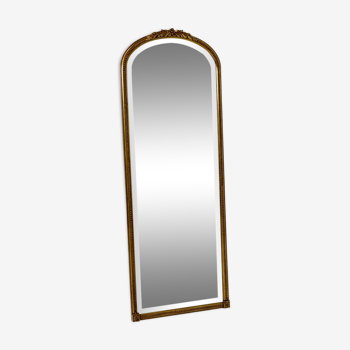 Miroir vintage doré 152x58cm