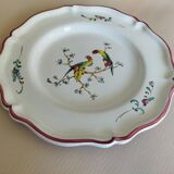 Decorative plate signed YR
