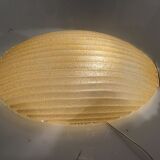 Murano Gold Glass Ceiling Light Flushmount, 1970s