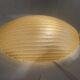 Murano Gold Glass Ceiling Light Flushmount, 1970s