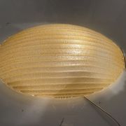 Plafonnier en verre doré de Murano Encastré années 1970