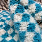 Bluka checkered rug 175x130