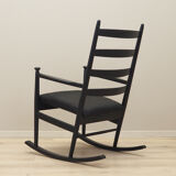Rocking-chair en hêtre, design danois, années 1970, production: Danemark