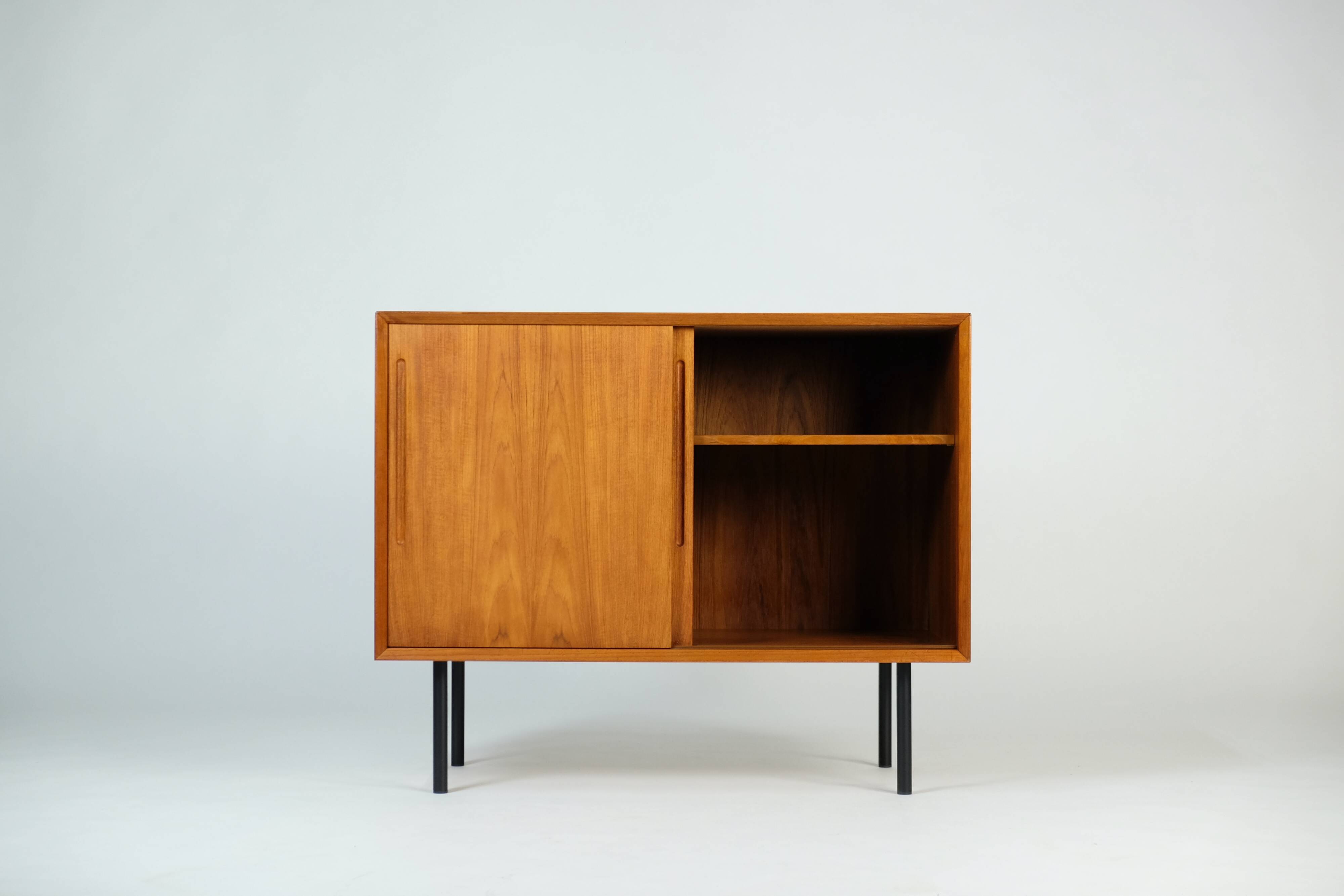 Vintage Danish Design Teak Kommode Sideboard by Christian Linneberg 1960s  Mid-Century