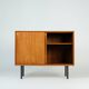Buffet Kommode en teck de design danois vintage par Christian Linneberg, milieu du siècle des années 1960