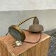 Antique desk lamp in gold metal Aluminor France vintage