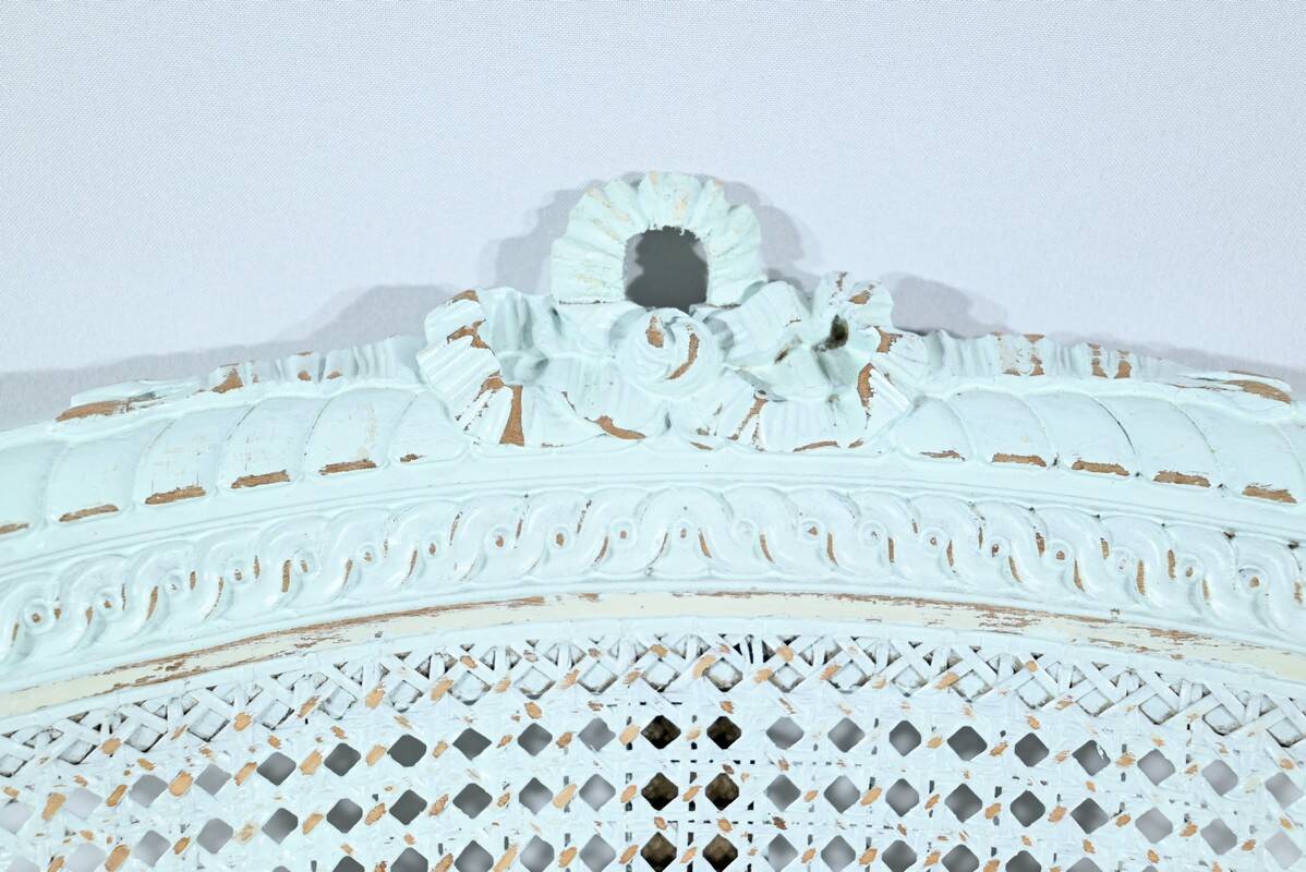 Broken Beech Duchess with Rechampi, Louis XVI style – 2nd part of the 19th century