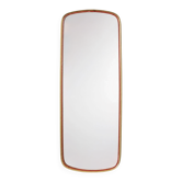 Miroir doré et rouge, années 1960