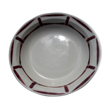 Badonviller model Louise diam 27 cm hollow round dish