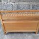 Coffre vintage en bois et rotin