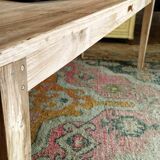 Solid oak farmhouse table 220 X 80 cm